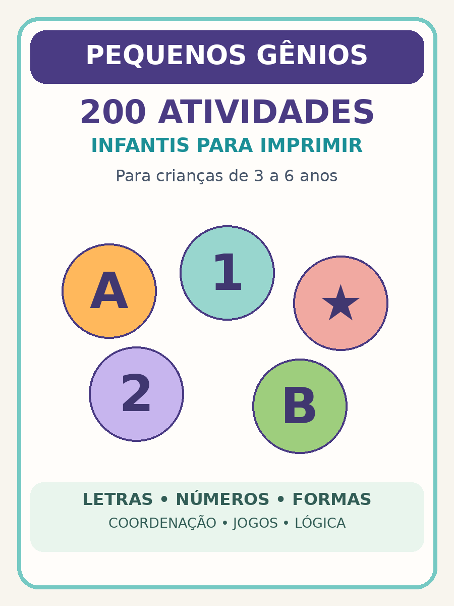 Capa do kit Pequenos Gênios